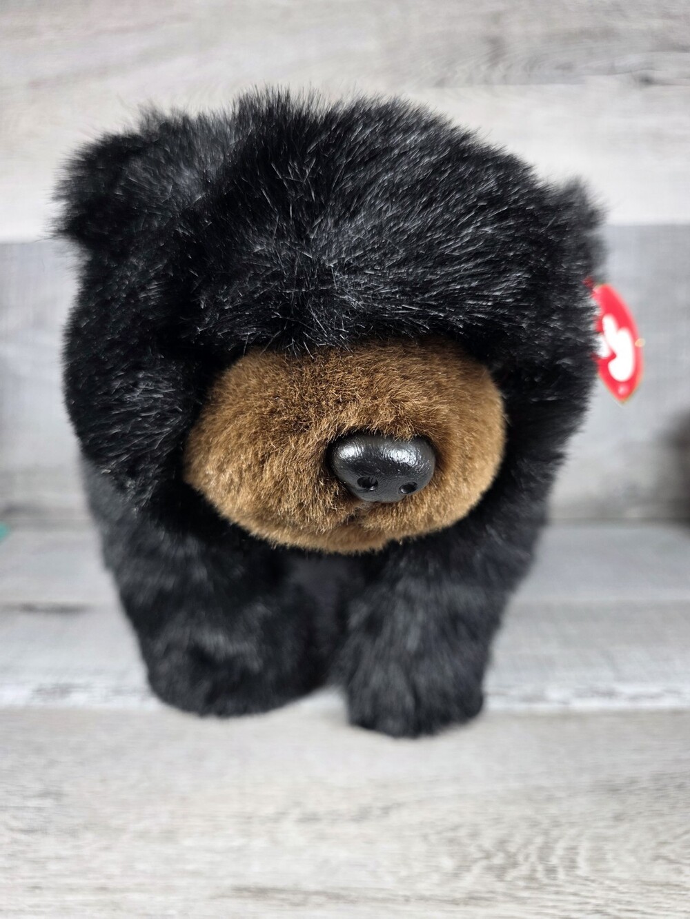 Ty Classic Paws Black Bear Plush Stuffed Animal 1996 20" Vtg Cabin Decor b180
